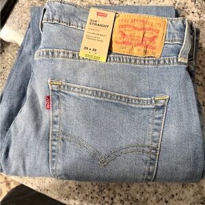 Levi's 514 Straight Fit Jeans - Light Blue Denim